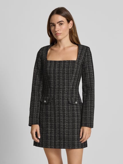 GUESS Minikleid mit Karree-Ausschnitt Modell 'SANDRA' Black 4