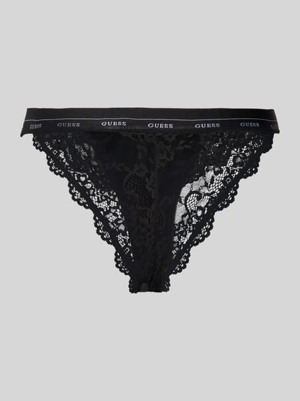 GUESS Slip mit Spitzenbesatz Modell 'JANE' Black 3