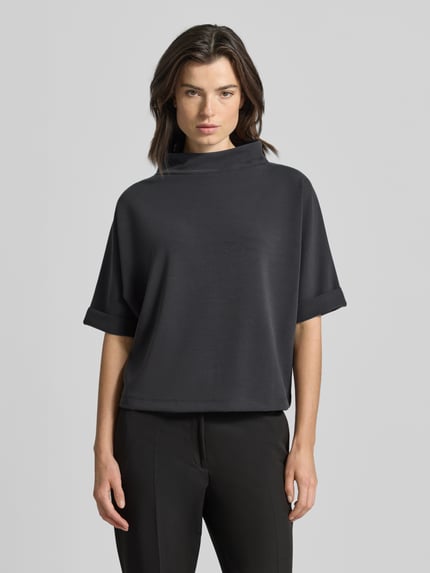 someday. T-Shirt mit V-Ausschnitt Modell 'Uvery' Graphit 4
