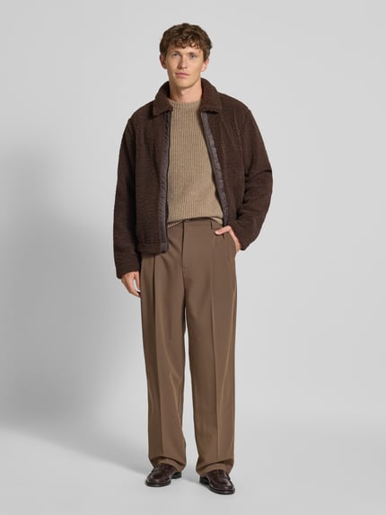 Jake*s Studio Men Jack met teddybont Chocoladebruin - 1