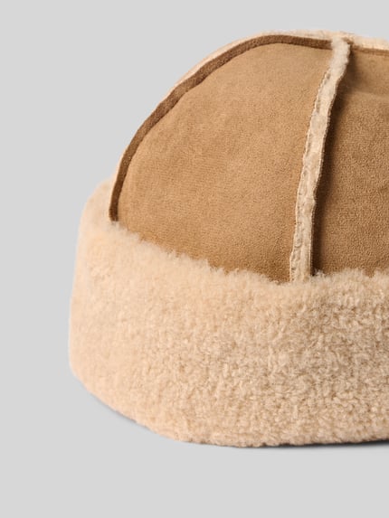 PIECES Mütze mit breiter Krempe Modell 'PCARLO' Beige 2