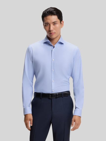 BOSS Regular Fit Businesshemd aus reiner Baumwolle Modell 'Joe' Bleu 4