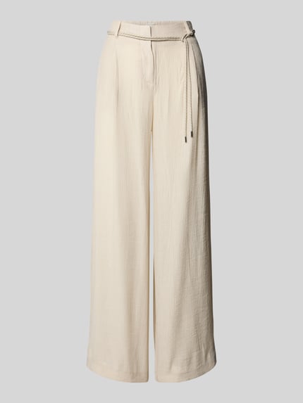 Christian Berg Woman Stoffhose mit Seitentaschen Ecru 2
