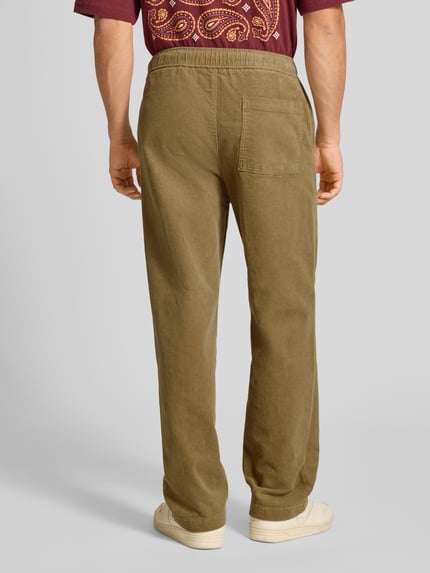 ONLY & SONS Loose fit corduroy broek van katoenmix, model 'FADE' Zand - 5