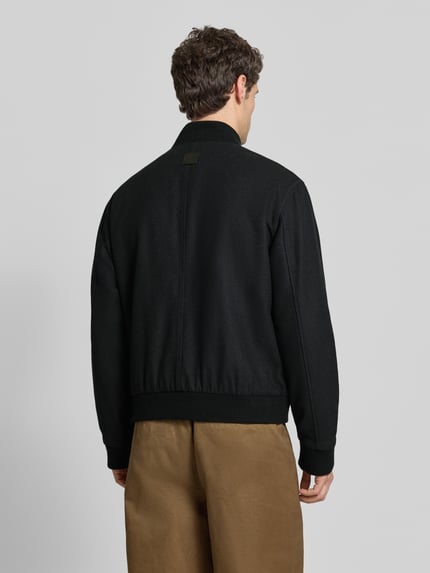 AllSaints Blouson aus Woll-Mix Modell 'DECEIT' Black 5