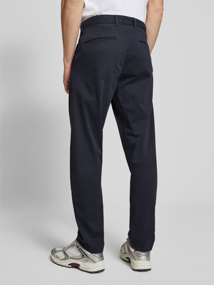 JACK & JONES Regular fit chino met ceintuurlussen, model 'KANE' Marineblauw - 5