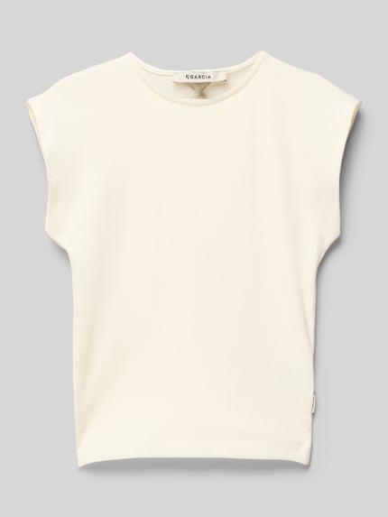 Garcia T-shirt in riblook Wit - 1