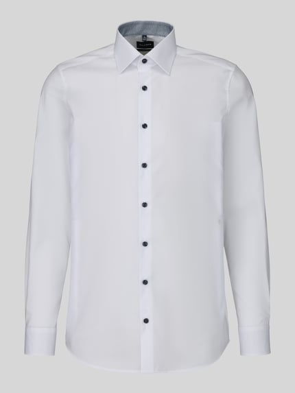 OLYMP Level 5 Slim Fit Businesshemd mit Kentkragen Weiss 2