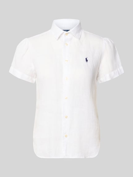 Regular Fit Leinenbluse aus reinem Leinen Shop The Look MANNEQUINE