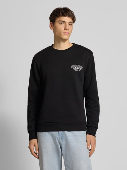 JACK & JONES Bluza z nadrukiem z logo model ‘MAKOTO’ Czarny 4