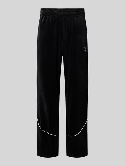 Karl Kani Sweatpants mit Label-Stitching Modell 'Kani Varsity' Black 2