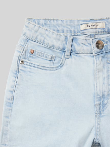 Garcia Korte regular fit jeans in 5-pocketmodel Lichtblauw - 2