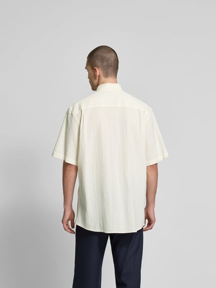 Wood Wood Relaxed fit vrijetijdsoverhemd met knoopsluiting Wit - 5