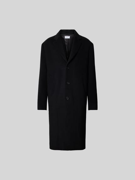 Filippa K Mantel mit Knopfleiste Black 2