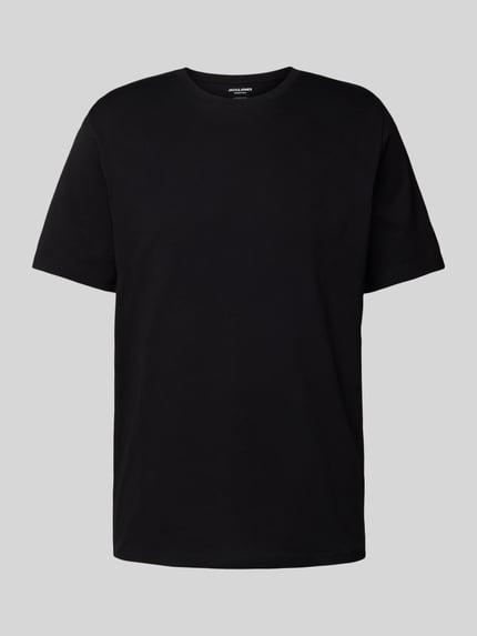 JACK & JONES T-shirt z detalem z logo model ‘ORGANIC’ Czarny 2