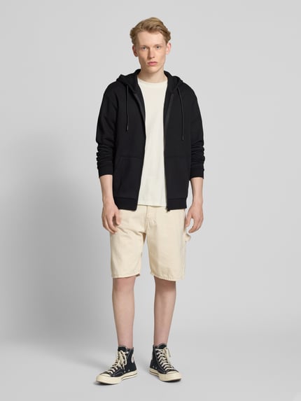JACK & JONES Sweatjacke mit Kapuze Modell 'BRADLEY' Black 1