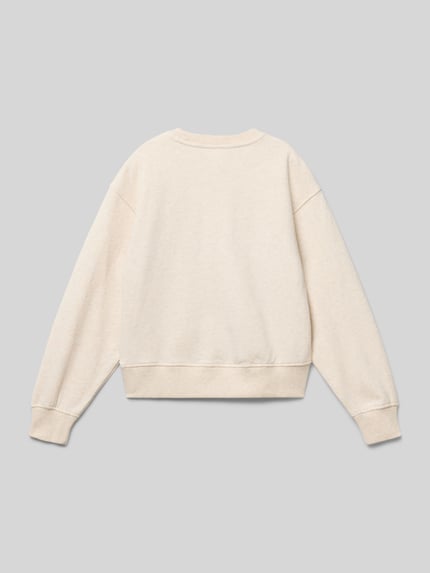 Garcia Sweatshirt mit gerippten Abschlüssen Ecru 3