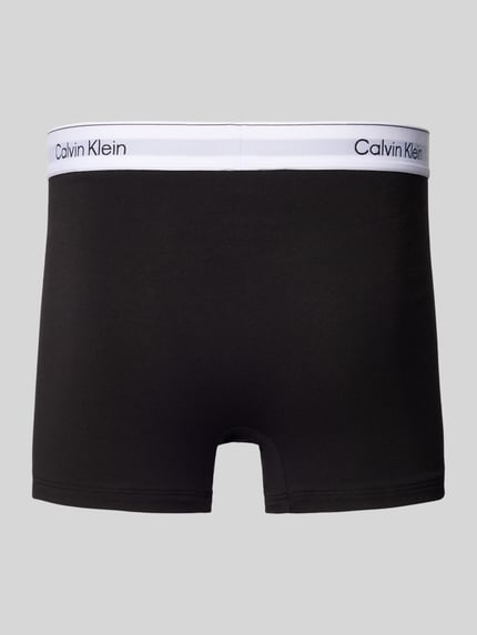 Calvin Klein Underwear Majtki z elastycznym paskiem z logo w zestawie 3 szt. Czarny 3