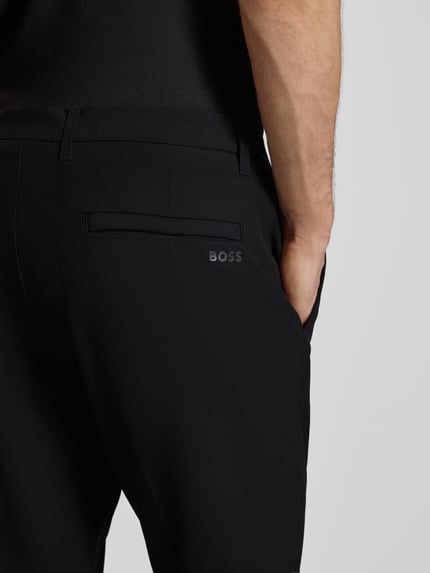 BOSS Green Stoffen broek met Franse steekzakken Zwart - 3