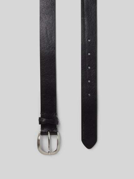 Tom Tailor Gürtel aus pflanzlich gegerbtem Leder Black 3