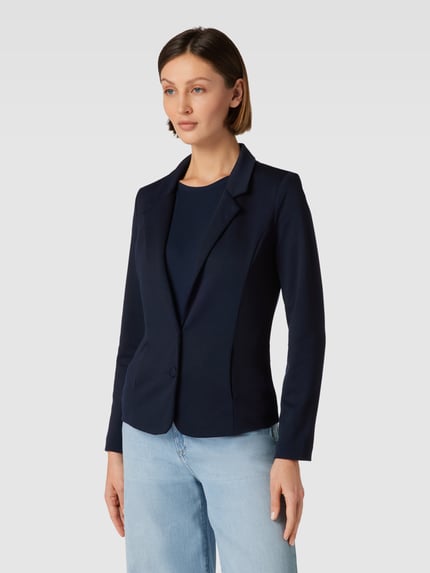 Soyaconcept Slim Fit Blazer mit 2-Knopf-Verschluss Modell 'DANIELA' Dunkelblau 4