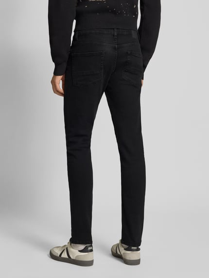 ONLY & SONS Jeansy o kroju slim fit z dodatkiem streczu model ‘Loom’ Czarny 5