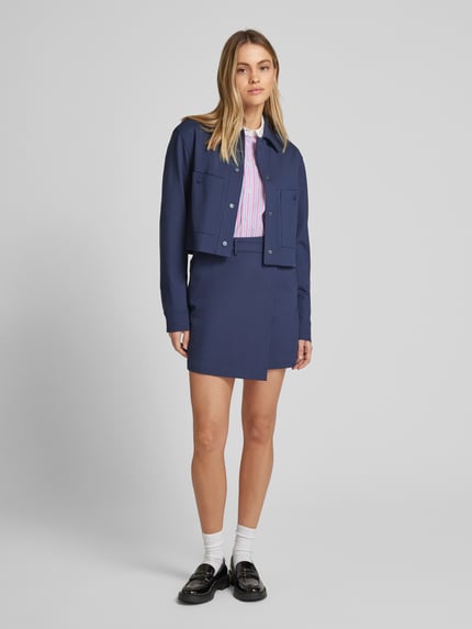 INFLUENCER'S CHOICE BY P&C* Spódnica mini w stylu kopertowym Ciemnoniebieski 1
