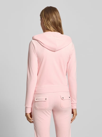 Juicy Couture Sweatjacke mit Logo-Stitching Modell 'ROBERTSON' Rosa 5