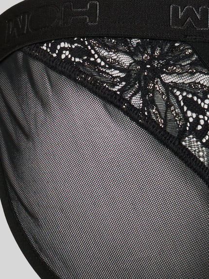 WOH Jockstrap mit elastischem Label-Bund Modell 'Pure Seduction' Black 2