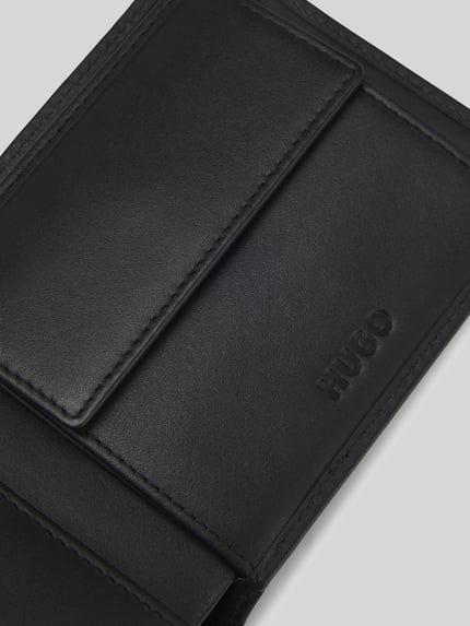 HUGO Portemonnaie aus echtem Rindsleder Modell 'Tibby_2.0_4cc' BLACK 3