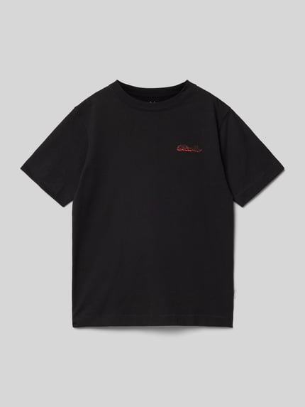 JACK & JONES T-shirt met ronde hals, model 'ORRETIRO' Zwart - 1
