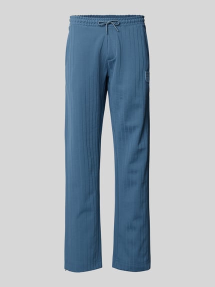 HUGO Regular Fit Sweatpants aus Baumwoll-Mix Modell 'DAVROPANT' Rauchblau 2