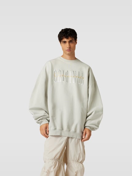 VETEMENTS oversized sweatshirt met labeldetail Offwhite - 4