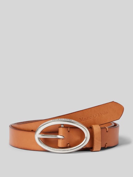 Marc O'Polo Ledergürtel in unifarbenem Design Modell 'ELLY' Cognac 1