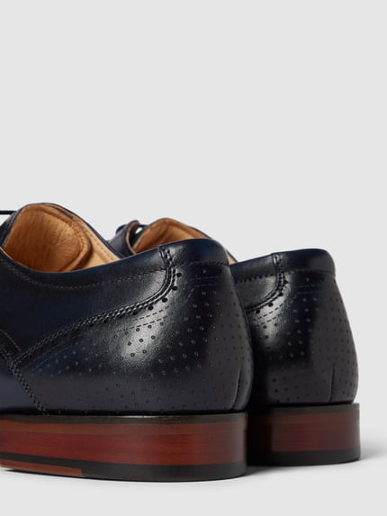 DIGEL Derby-Schuhe aus Leder Modell 'SELLENG' Marine 3