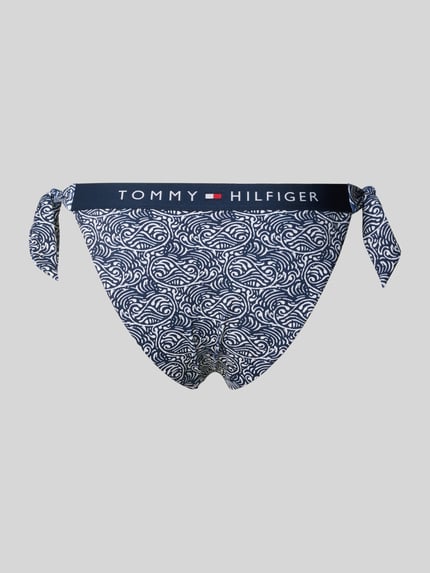 Tommy Hilfiger Figi bikini z pasem z logo model ‘CHEEKY SIDE’ Granatowy 3