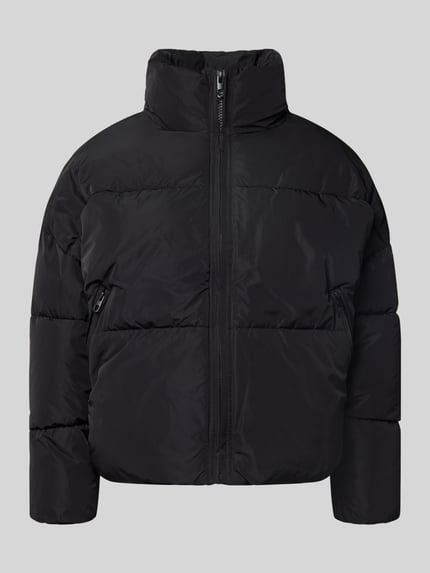 Jake*s Casual Jacke mit Stehkragen und Reißverschlusstaschen Black 2