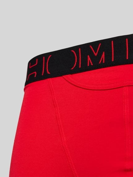 HOM Boxershorts mit elastischem Label-Bund im 2er-Pack Rot 2