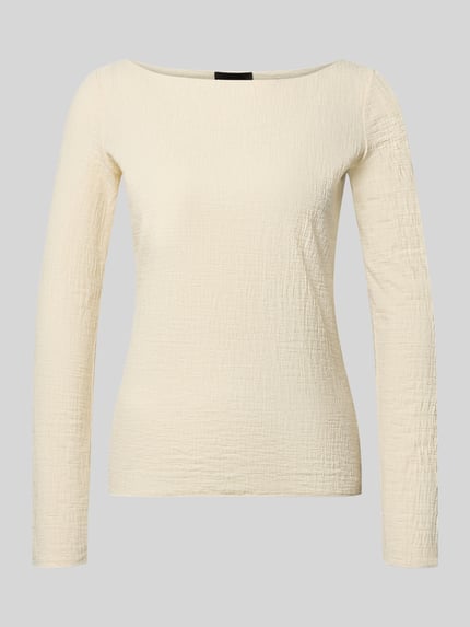 Slim Fit Longsleeve mit Viskose-Anteil Shop The Look MANNEQUINE