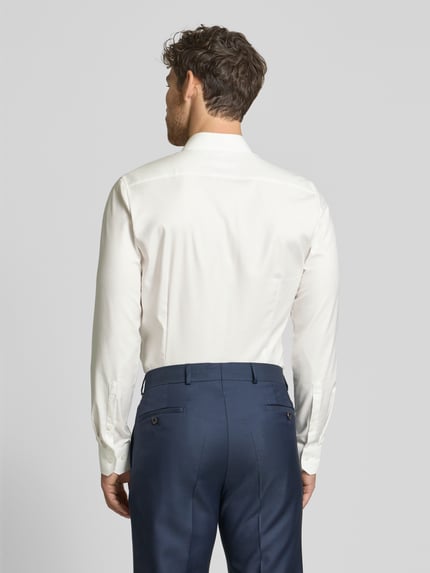 OLYMP No. Six Super Slim Fit Businesshemd mit Kentkragen Ecru 5