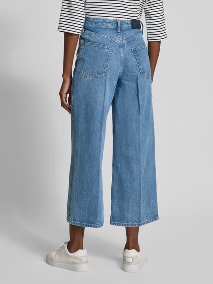 Tommy Hilfiger Jeansy z wysokim stanem z mieszanki bawełny Jeansowy niebieski 5