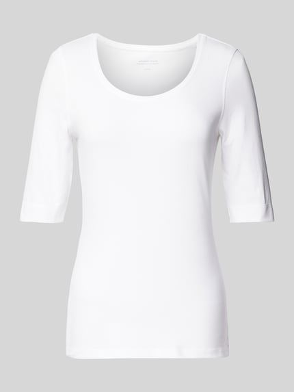OPUS T-shirt met halflange mouwen, model 'Daily' Wit - 2