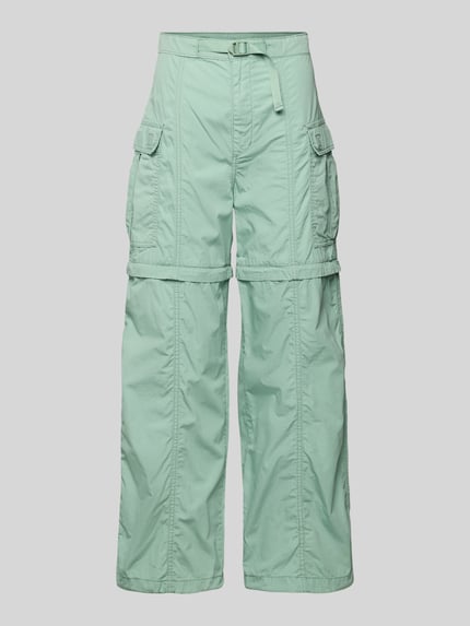 Produktfoto, Cargohose mit aufgesetzten Taschen von Levi's®, mintgrün, reine Baumwolle, lockerer Schnitt, unifarben, sichtbare Taschen, Tunnelzug