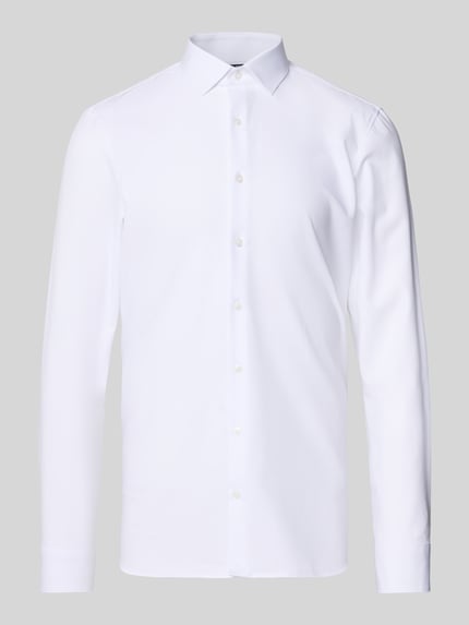 OLYMP No. Six Super Slim Fit Businesshemd aus Twill mit Stretch-Anteil Weiss 2