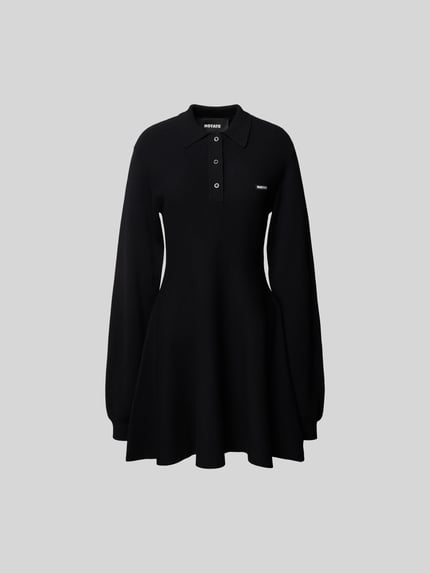 Sukienka z dzianiny z detalem z logo Shop The Look MANNEQUINE
