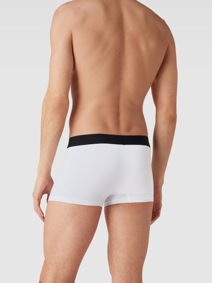Levi's® Boxershort met elastische band met logo, model 'SOLID BASIC TRUNK' Wit - 4