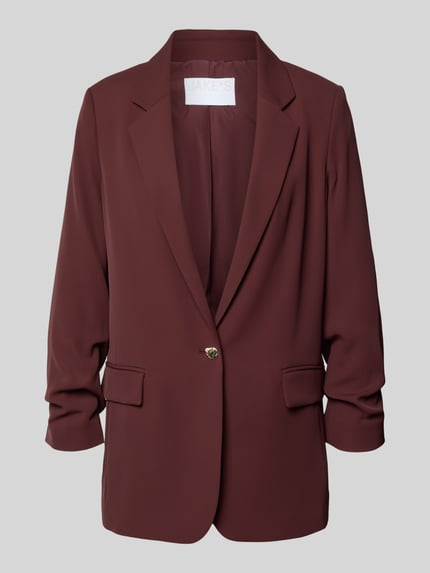 Regular Fit Blazer mit Raffungen Shop The Look MANNEQUINE