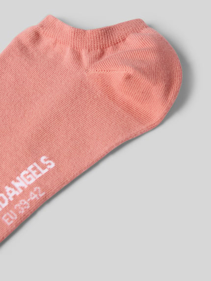 ARMEDANGELS Sneakersokken met labeldetail, model 'SAALVO' Koraal - 2