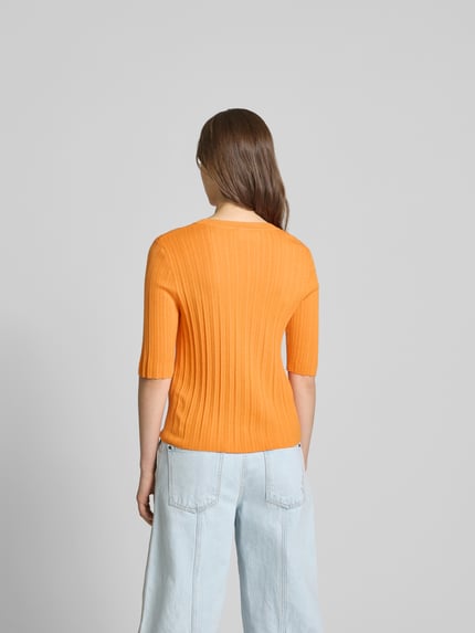Closed T-shirt van een mix van wol en zijde Oranje - 5