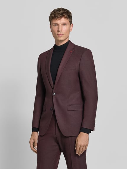 ROY ROBSON Regular Fit Sakko mit Viskose-Anteil Bordeaux 4